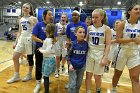 Cheryl Warren-Powers tribute  Wheaton College women's basketball honored fellow alum Cheryl Warren-Powers '95 with a pre-game ceremony. The annual tribute began after her passing in 2012. - Photo By: KEITH NORDSTROM : Wheaton, basketball, Cheryl Warren-Powers